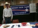 Kenny Bob Tapps Booth at the Texas County Fair in Guymon